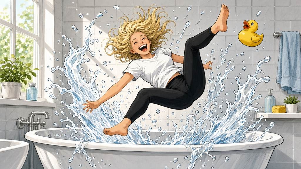 Who Turned the Bathtub Into an Olympic Gymnastics Arena?