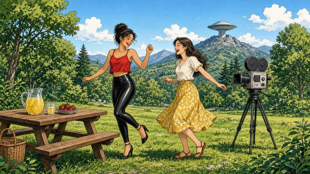 Why Does a Dance Film Dated 2055 Start With a Scream?
