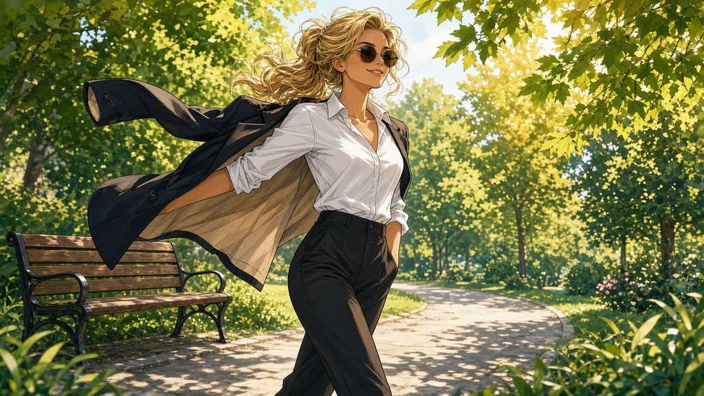 Can a Blazer and Sunglasses Turn a Park Into a Runway?